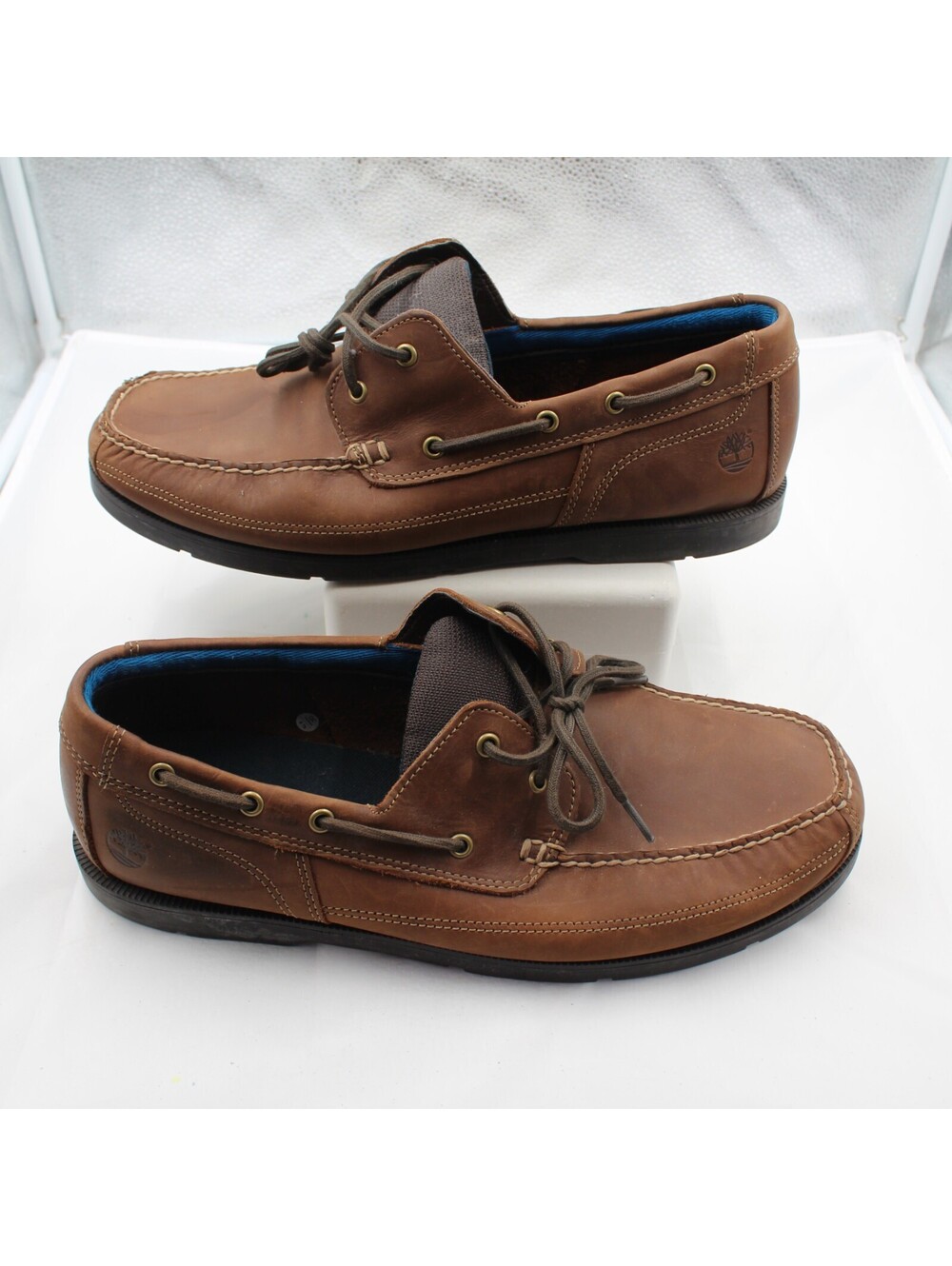 Timberland Men's Piper Cove Sz 14 Slip On Casual Classic Leather Boat Shoe Brown